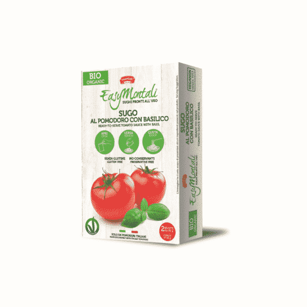 Organic sauce - TOMATO and BASIL