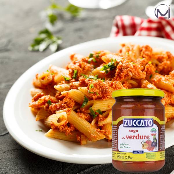 Sugo alle Verdure Zuccato 350g – Grilled Vegetable Sauce art 1